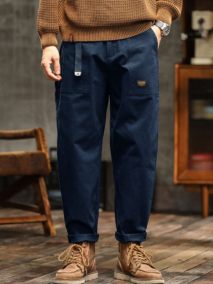 Men's Vintage-Inspired Cargo Pants - Everyday Utility