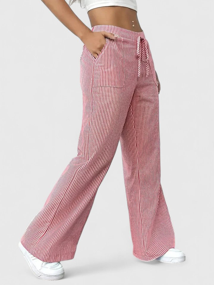 Women's Elegant Wide-Leg Pants - Effortless Comfort & Style