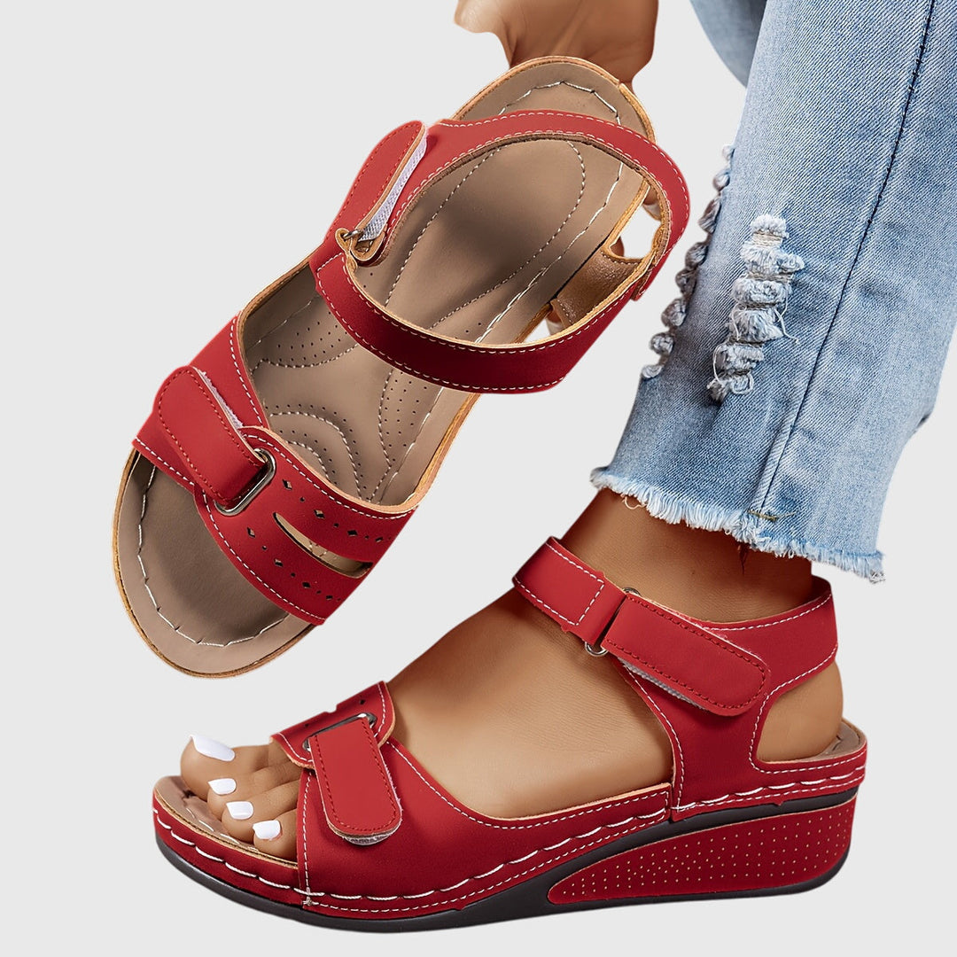 Women's Crystal Orthopedic Sandals - All-Day Comfort