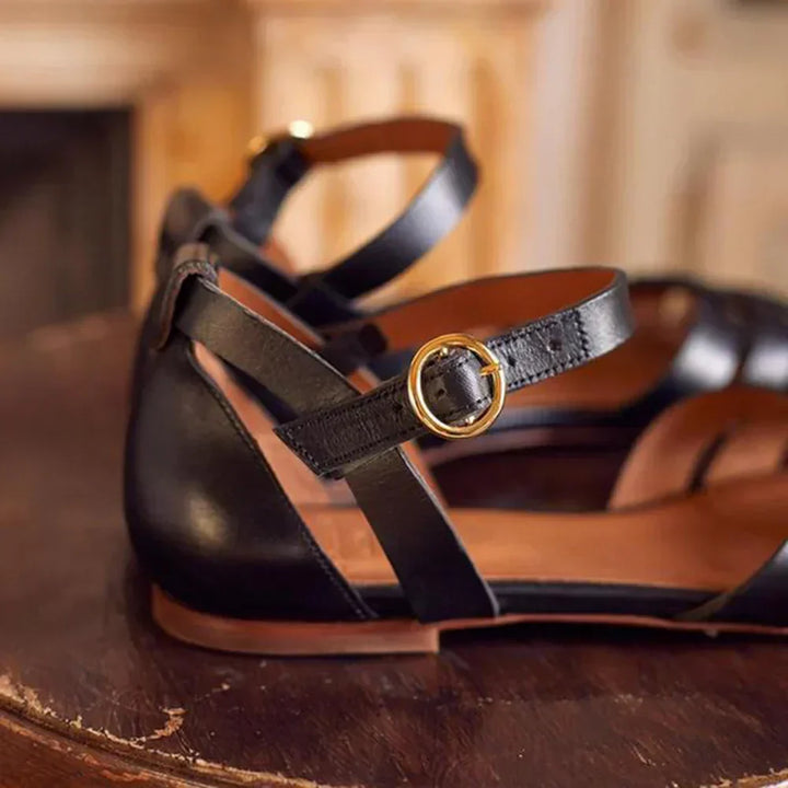 Women's Strappy Flat Sandals - Effortless Warm Weather Style