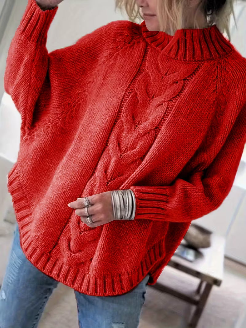 Women's Chunky Knit Sweater - Cozy Everyday Essential