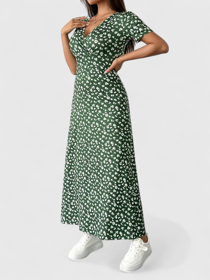 Women's Floral Maxi Dress - Romantic, Versatile for Every Occasion