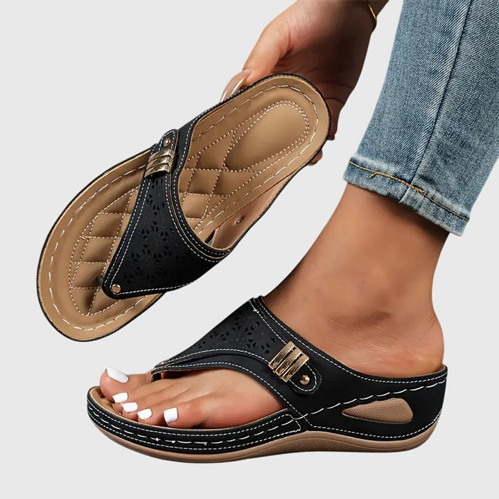 Women's Orthopedic Sandals - Ergonomic Support & Wedge Sole