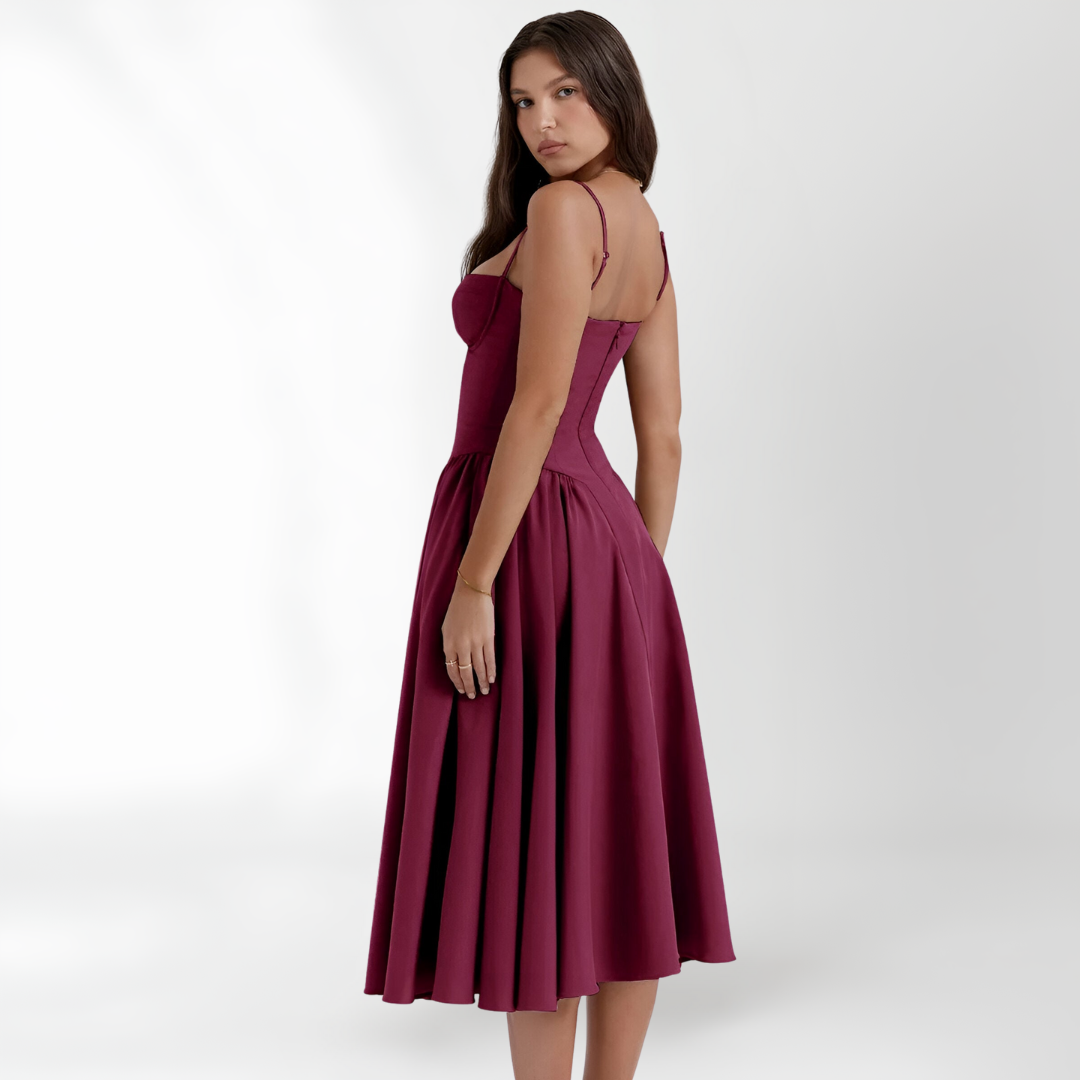 Women's Maren Sleeveless Corset Dress - Elegant & Sophisticated