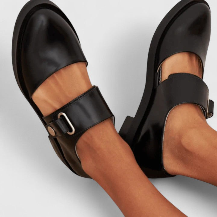 Women's Margot Modern Mary Jane Flats - Classic Style with