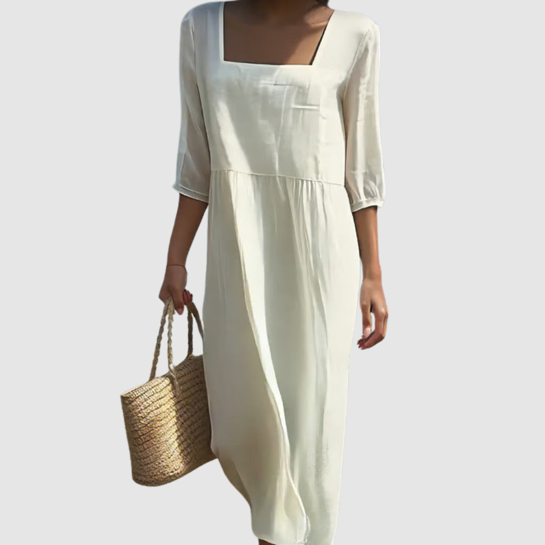 Women's Linen Casual Dress - Breathable Summer Comfort