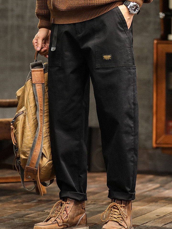 Men's Vintage-Inspired Cargo Pants - Everyday Utility