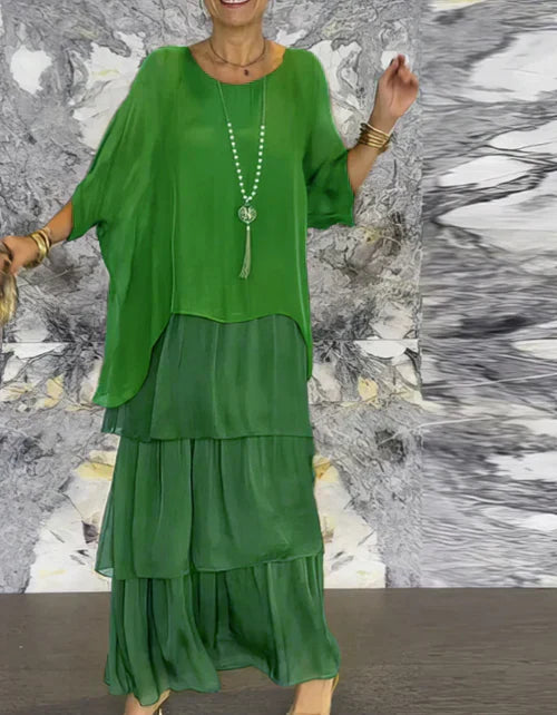 Women's Laura Flowing Long Maxi Dress - Elegant & Artful