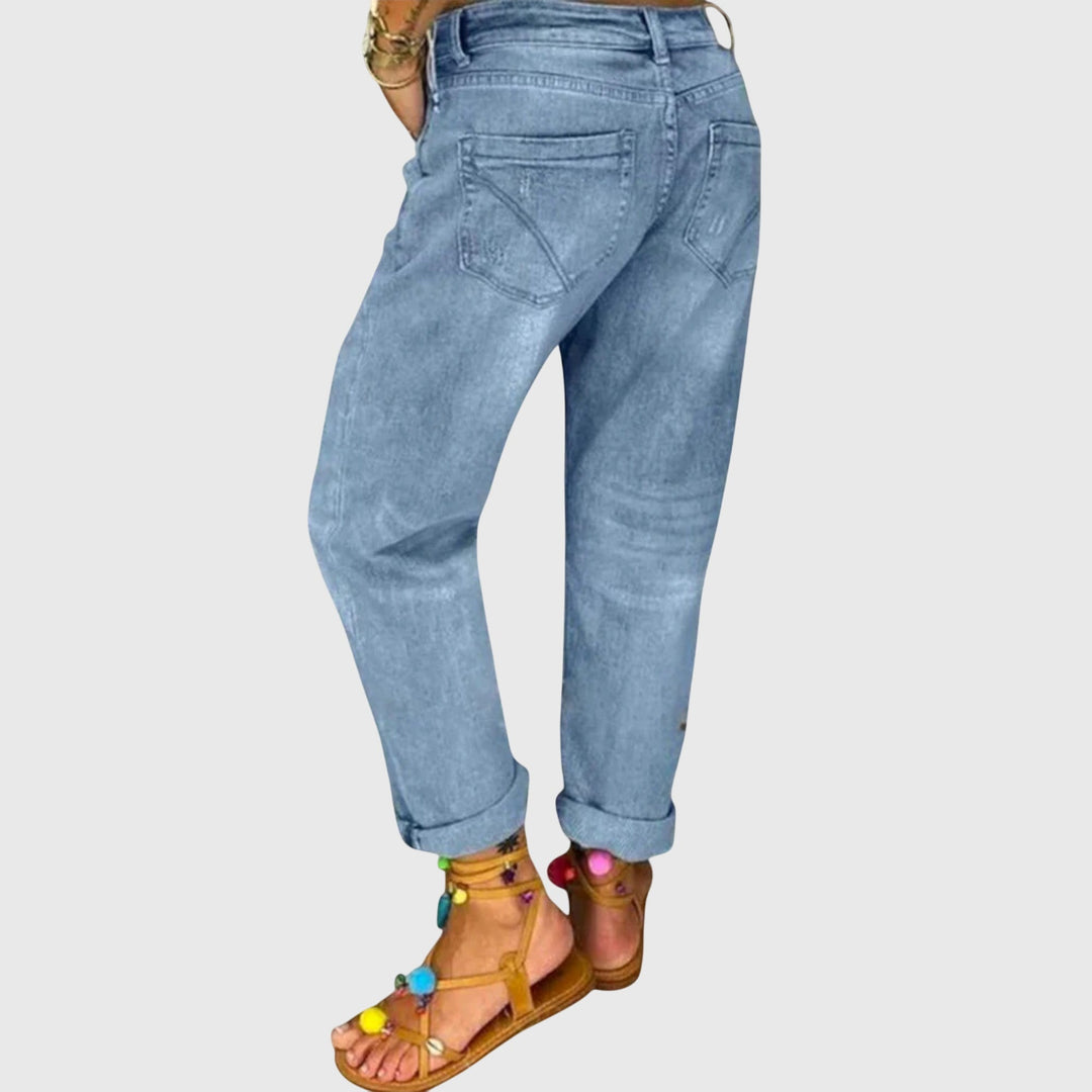 Women's Baggy Loose Fit Jeans - Effortless Everyday Style