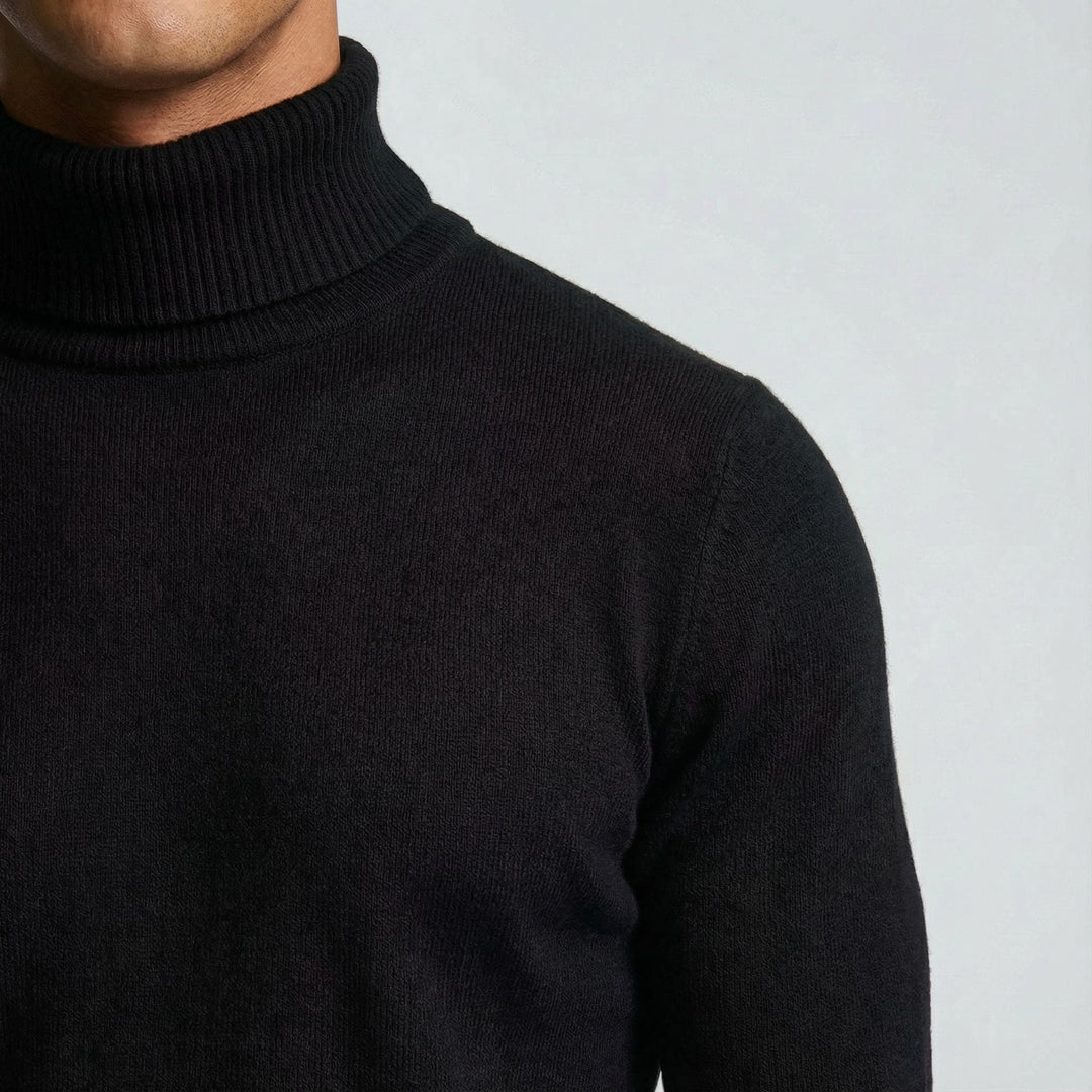 Men's Merino Wool Turtleneck Jumper – Warm Winter Knit
