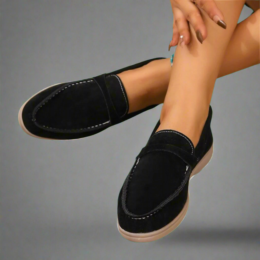 Women's Classic Slip-On Loafers - Timeless Everyday Comfort