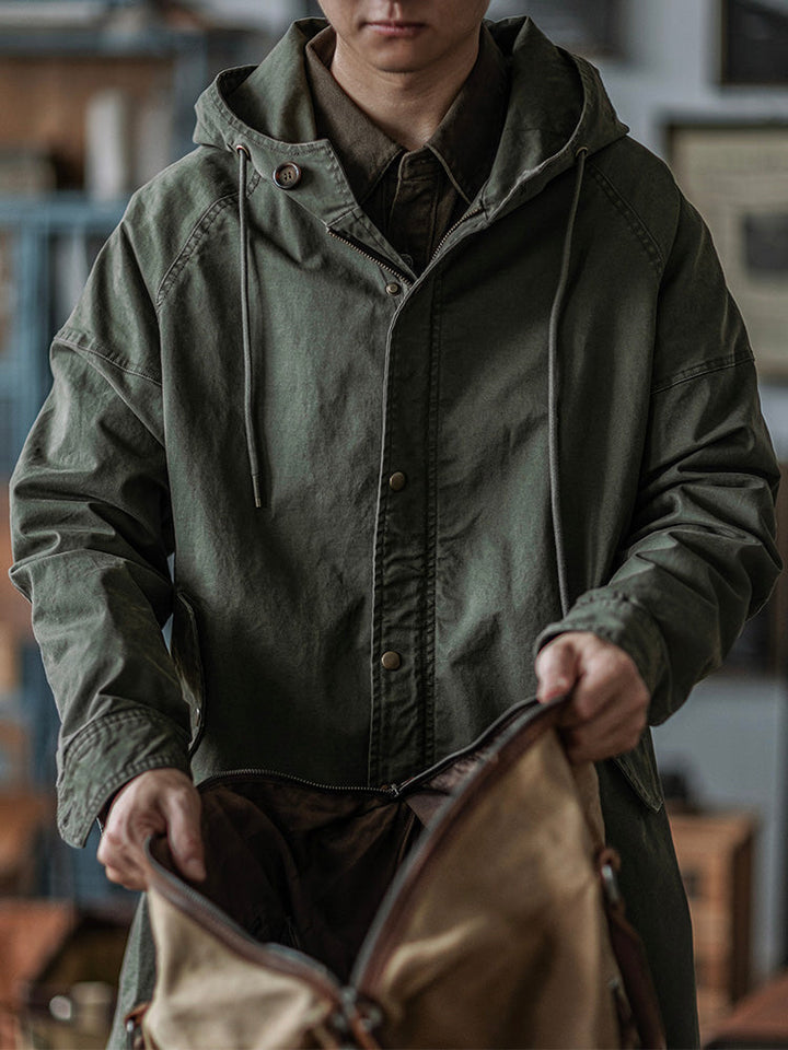 Men's Heavyweight Cotton Fishtail Parka - Vintage Military Inspired
