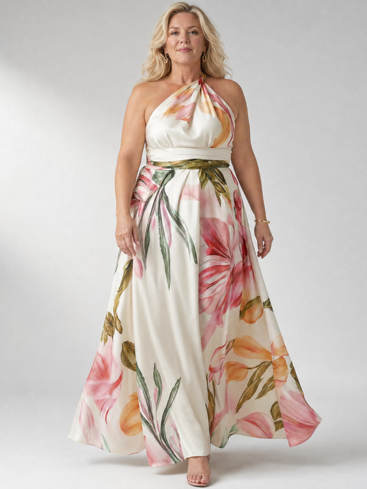 Women's Floral Maxi Dress - Breezy and Comfortable