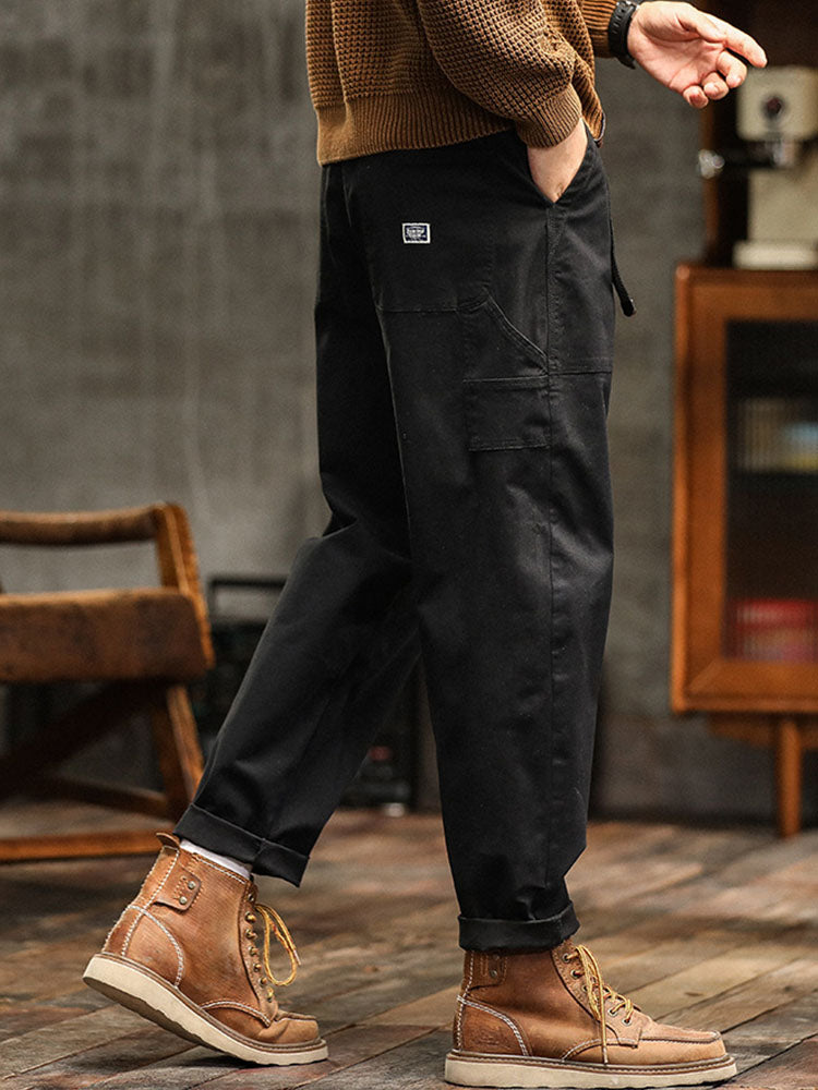 Men's Vintage-Inspired Cargo Pants - Everyday Utility