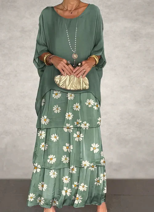 Women's Laura Flowing Long Maxi Dress - Elegant & Artful