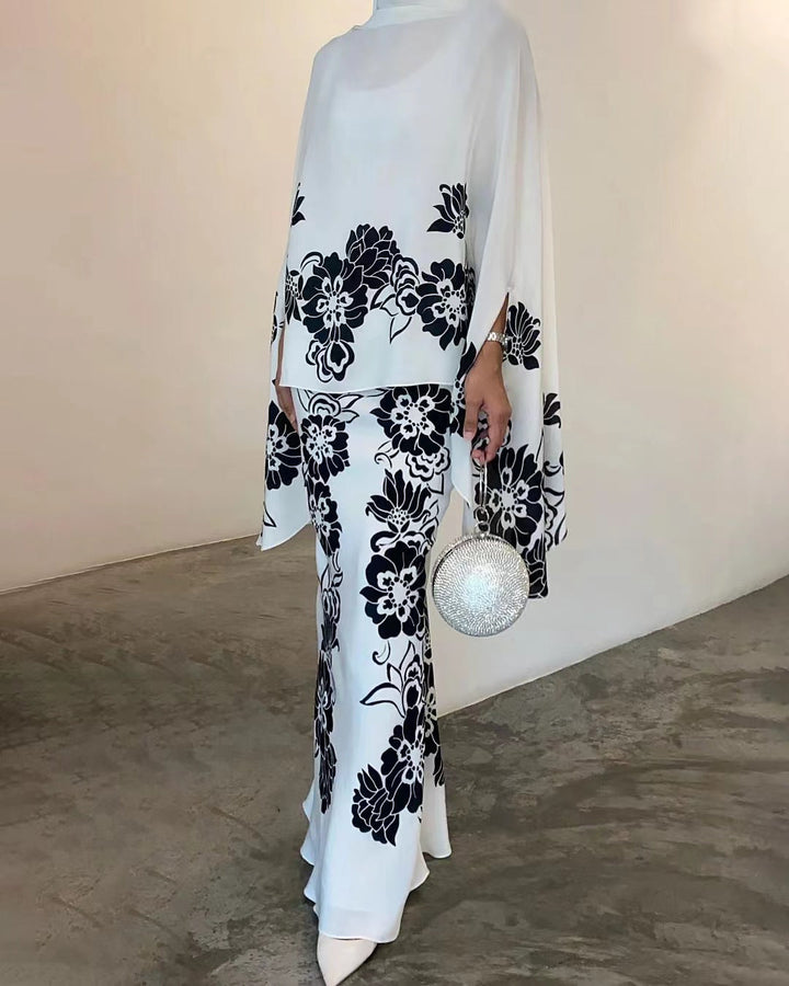 Women's Printed Loose Two-Piece Set - Breezy Everyday Style