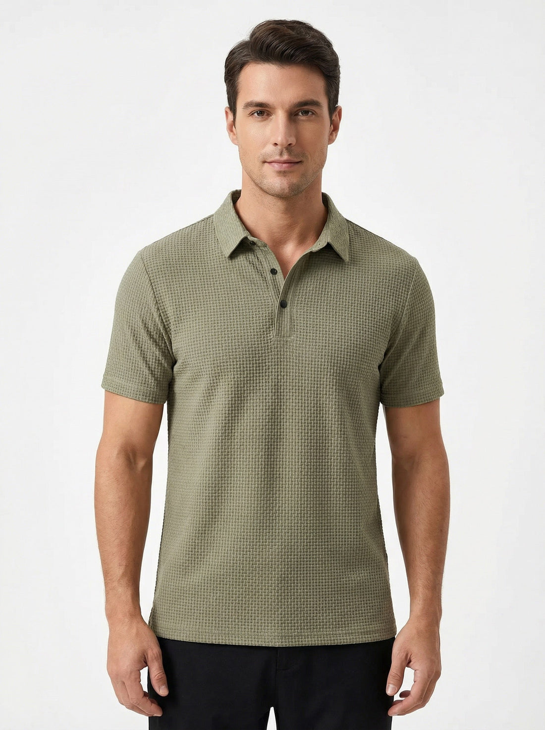 Milano — Men's Ultra-Comfortable Textured Polo