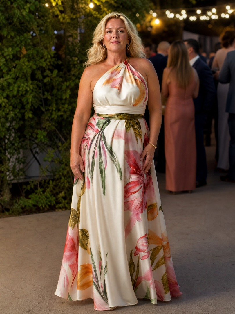 Women's Floral Maxi Dress - Breezy and Comfortable