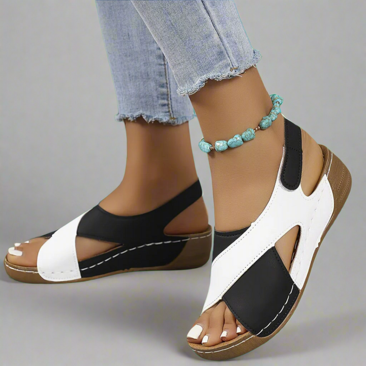 Women's Colorblock Slingback Sandals - Everyday Stylish Comfort