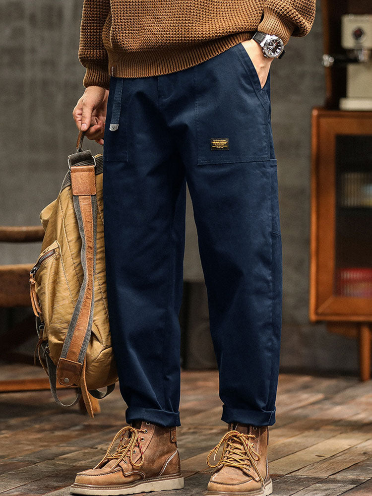 Men's Vintage-Inspired Cargo Pants - Everyday Utility