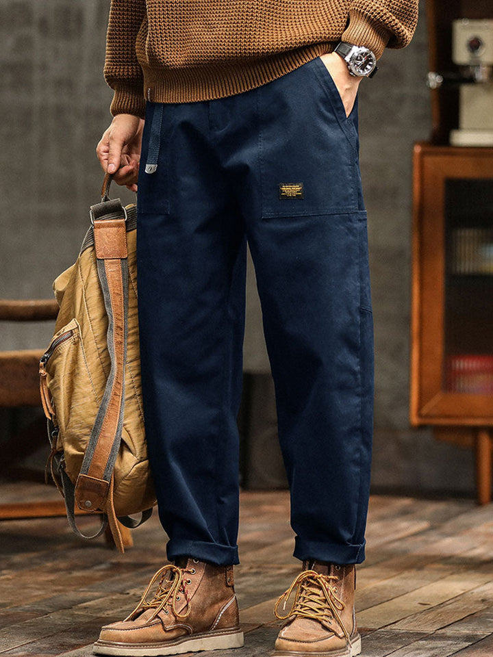Men's Vintage-Inspired Cargo Pants - Everyday Utility