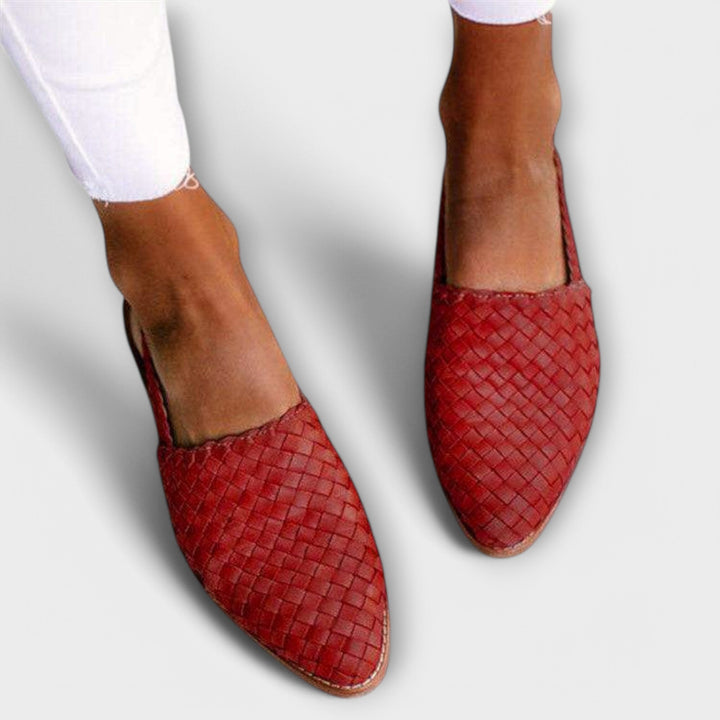 Women's Handwoven Moccasins - Italian-Inspired Comfort