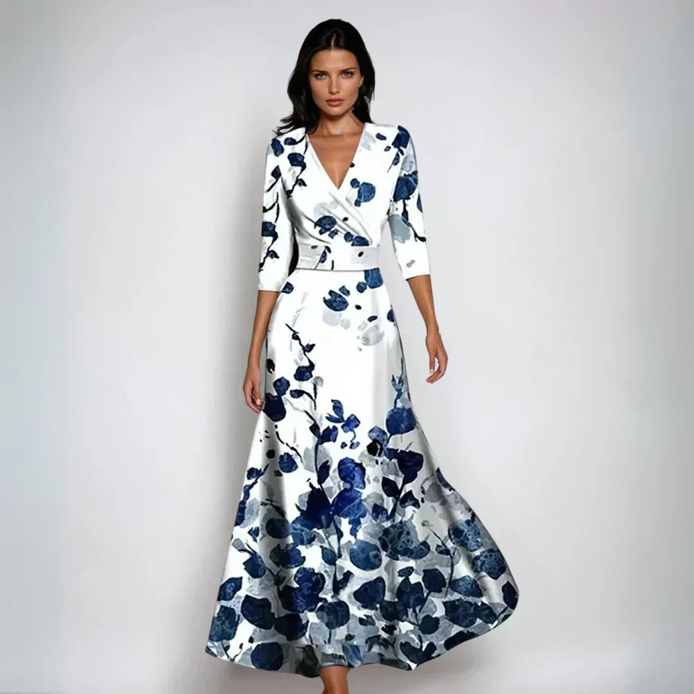 Women's Elegant Floral Dress - Effortless Day to Night Style