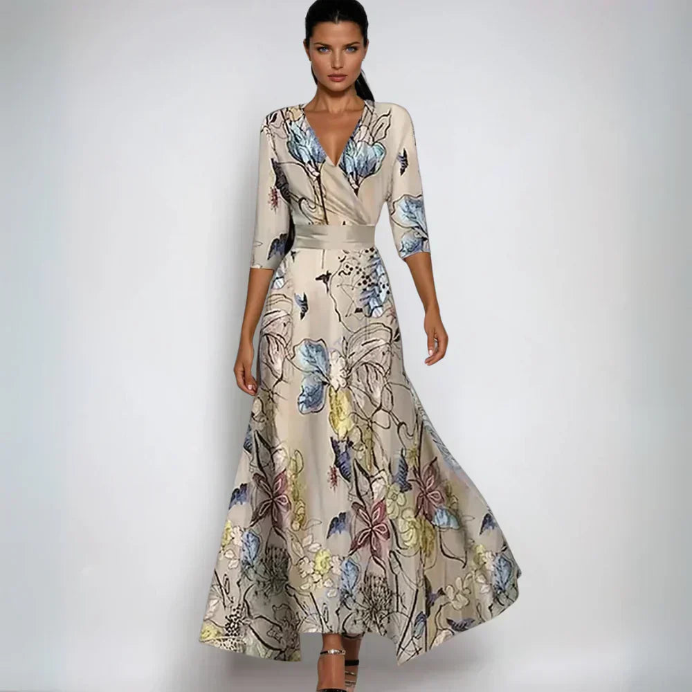 Women's Elegant Floral Dress - Effortless Day to Night Style