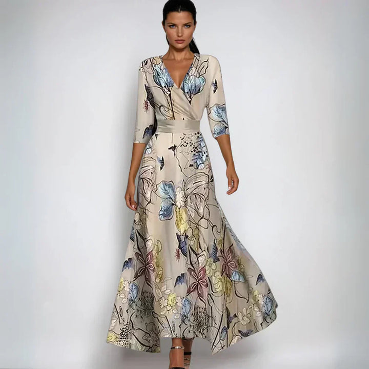 Women's Elegant Floral Dress - Effortless Day to Night Style