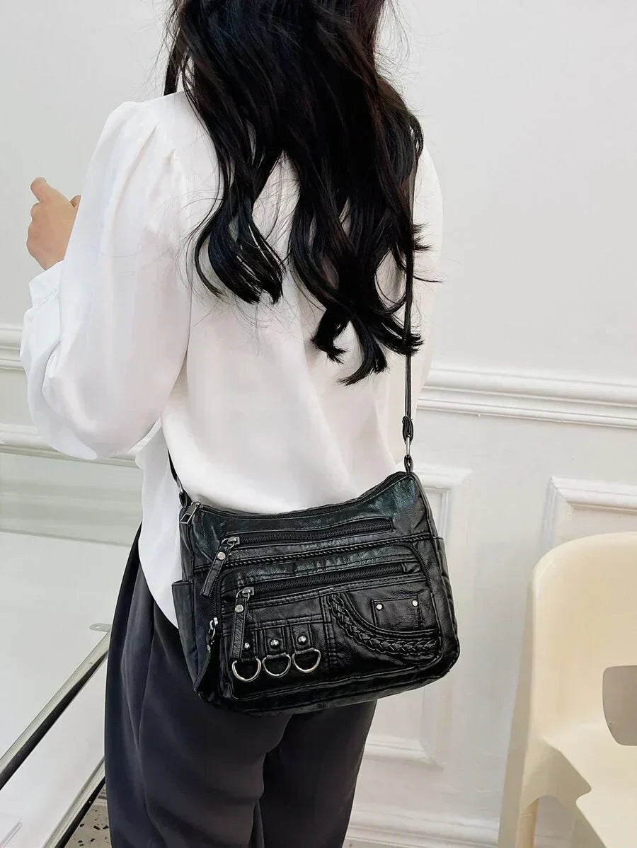 Women's Vintage Charm Elegant Shoulder Bag - Everyday Sophistication