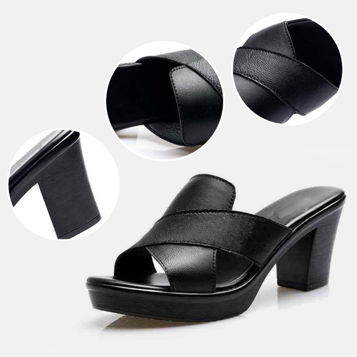 Women's Elegant Flip-Flops - All-Day Cushioning & Arch Support