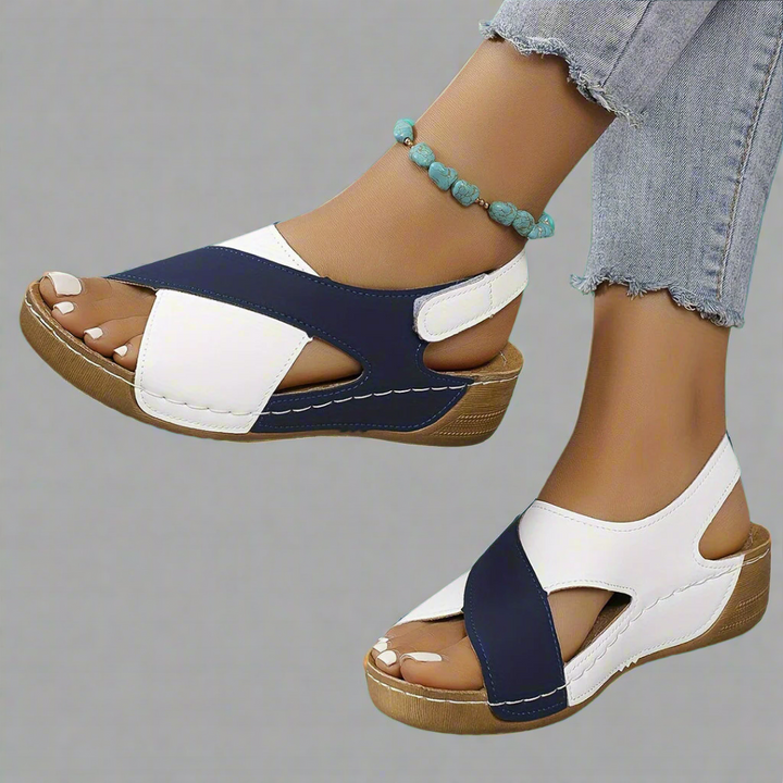 Women's Colorblock Slingback Sandals - Everyday Stylish Comfort