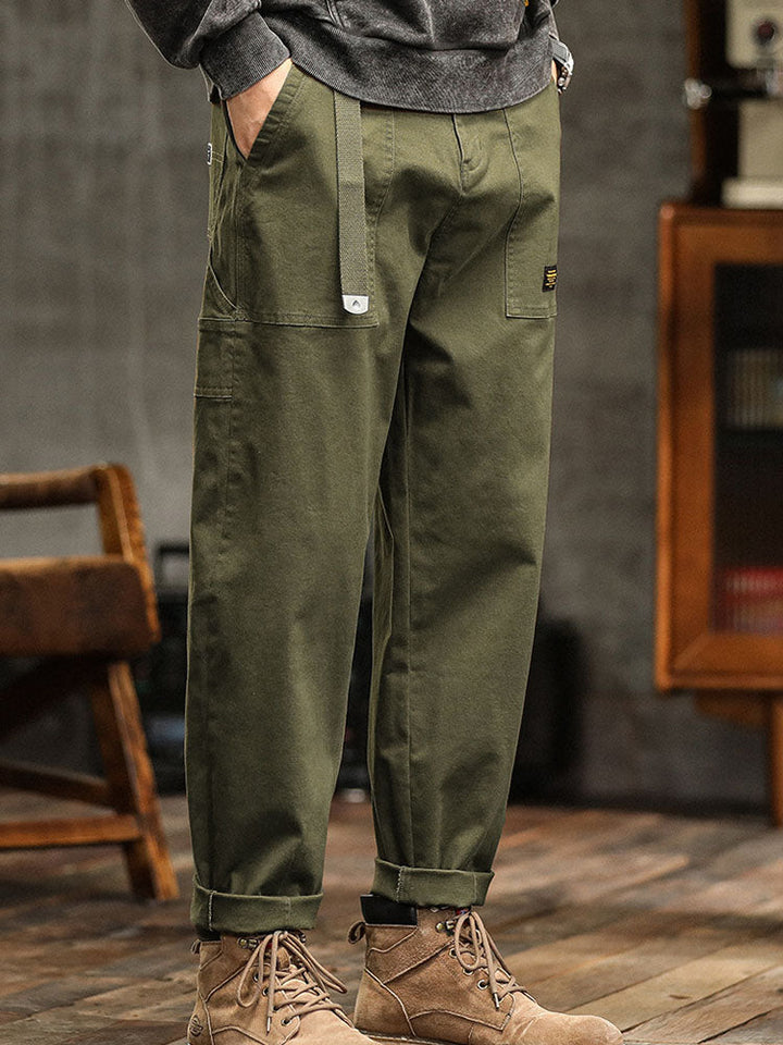 Men's Vintage-Inspired Cargo Pants - Everyday Utility