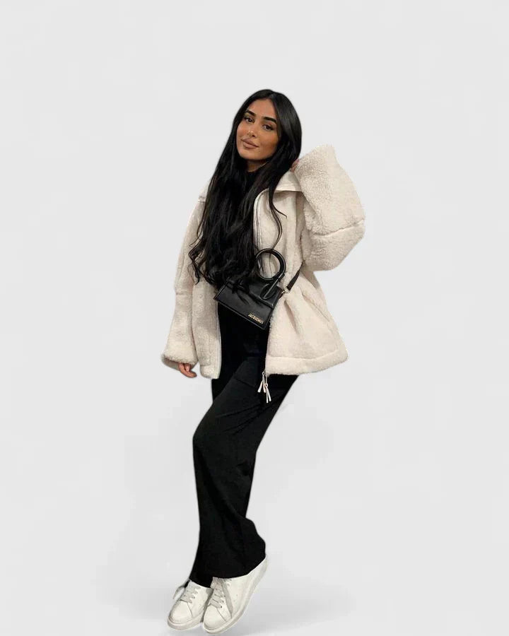 Women's Brooke Cozy Sherpa Zip Jacket - Everyday Warm Comfort