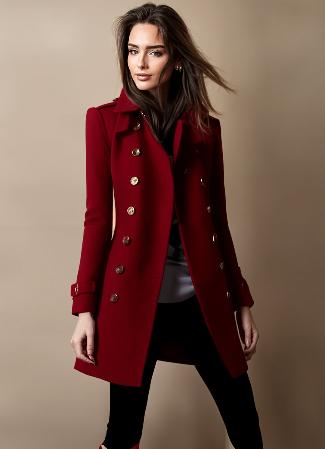 Women's Timeless and Elegant Trench Coat - Polished, Protective Style