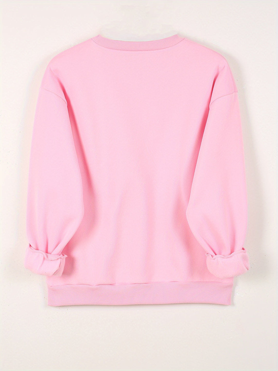 Women's Double Heart Graphic Sweatshirt - Casual & Playful