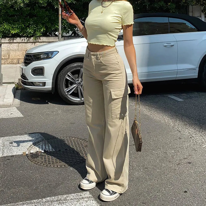 Women's Adjustable Cargo Pants - Functional & Stylish Everyday