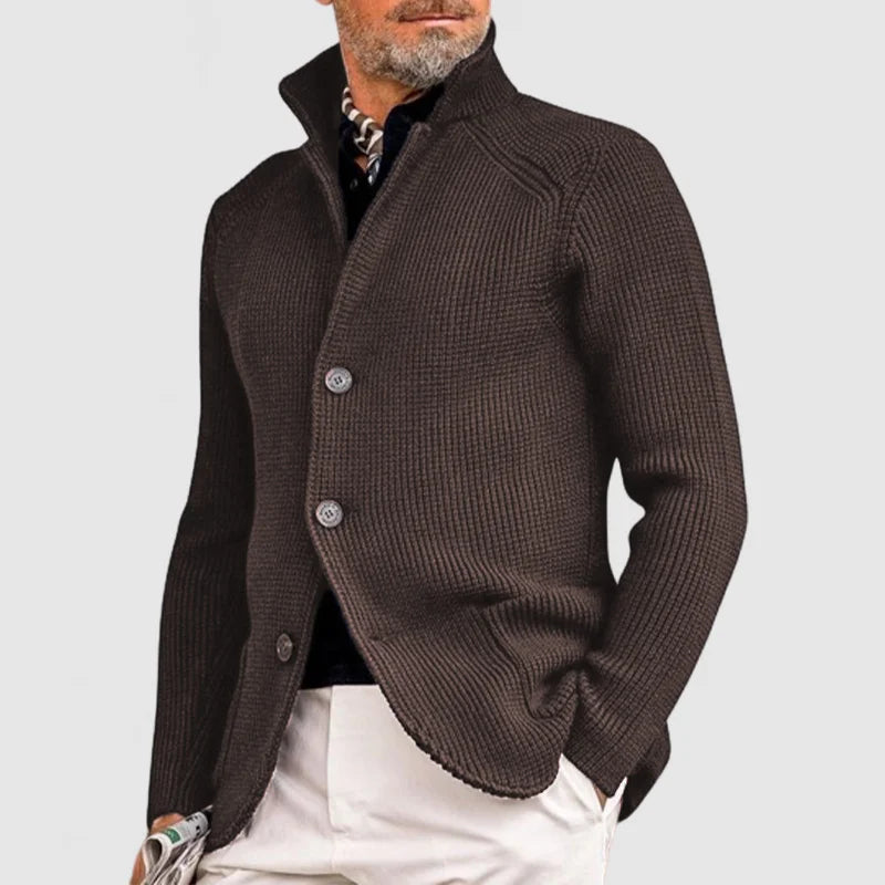 Men's Knit Button Cardigan - Timeless Layering Essential