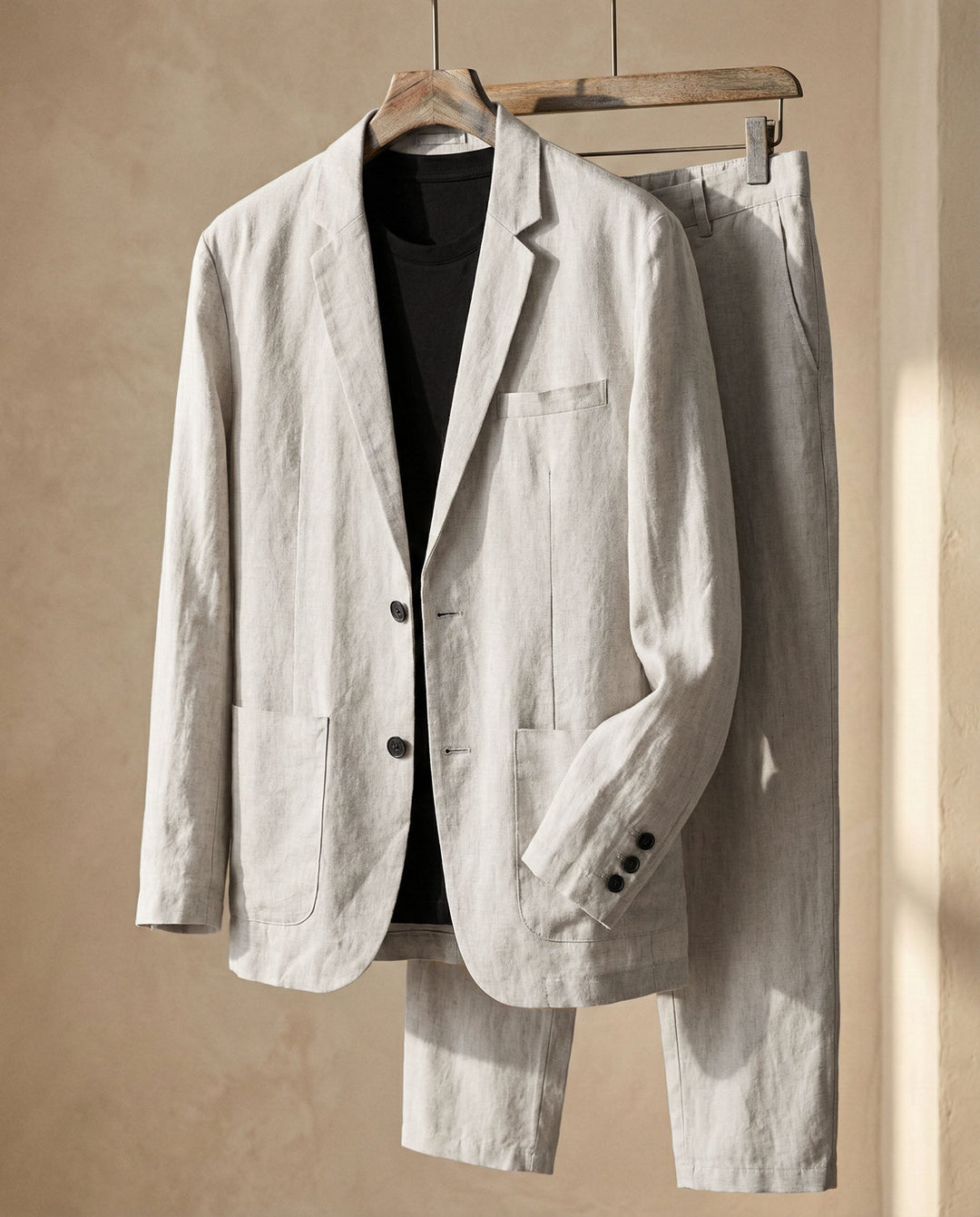 Men's Linen Suit – Relaxed Two-Piece Summer Tailoring