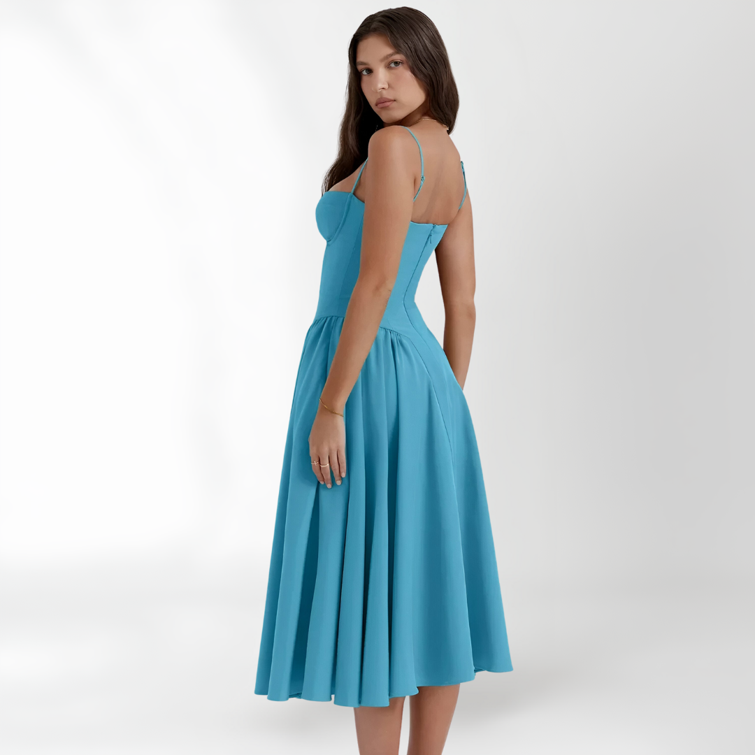 Women's Maren Sleeveless Corset Dress - Elegant & Sophisticated