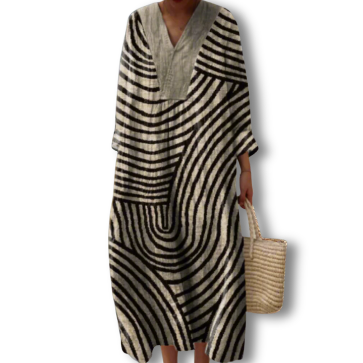 Women's Geometric Print Lightweight Summer Dress