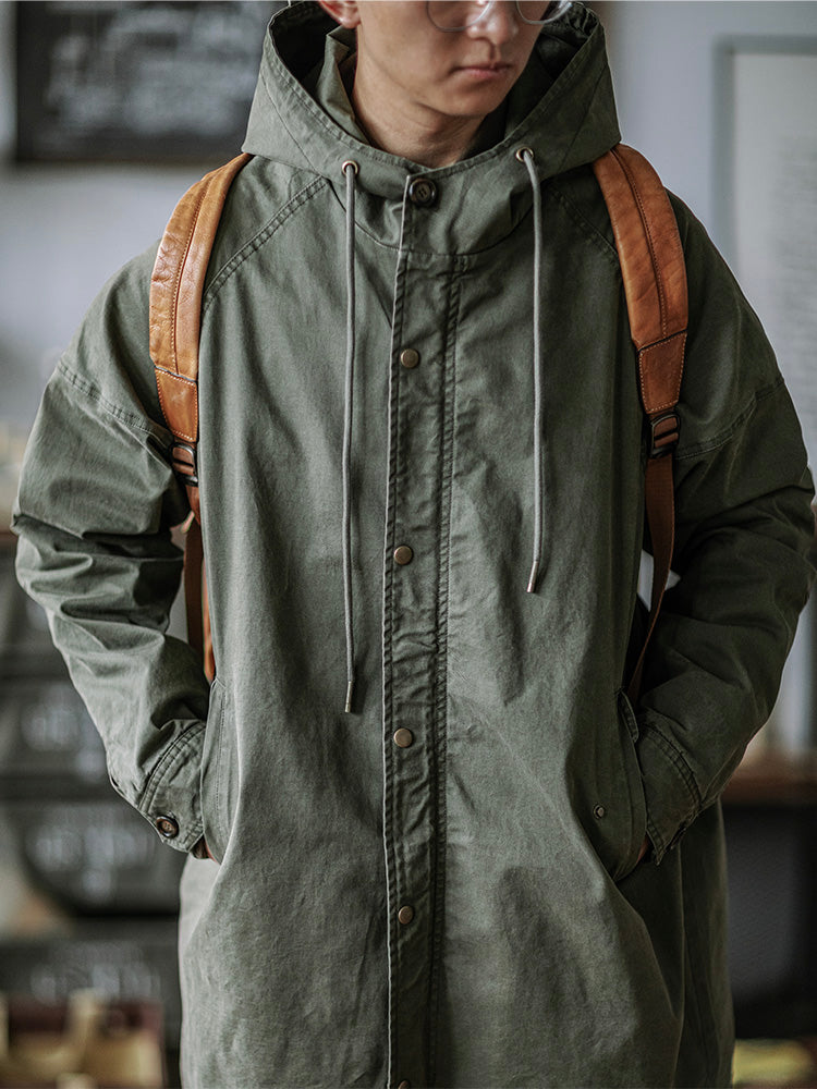 Men's Heavyweight Cotton Fishtail Parka - Vintage Military Inspired