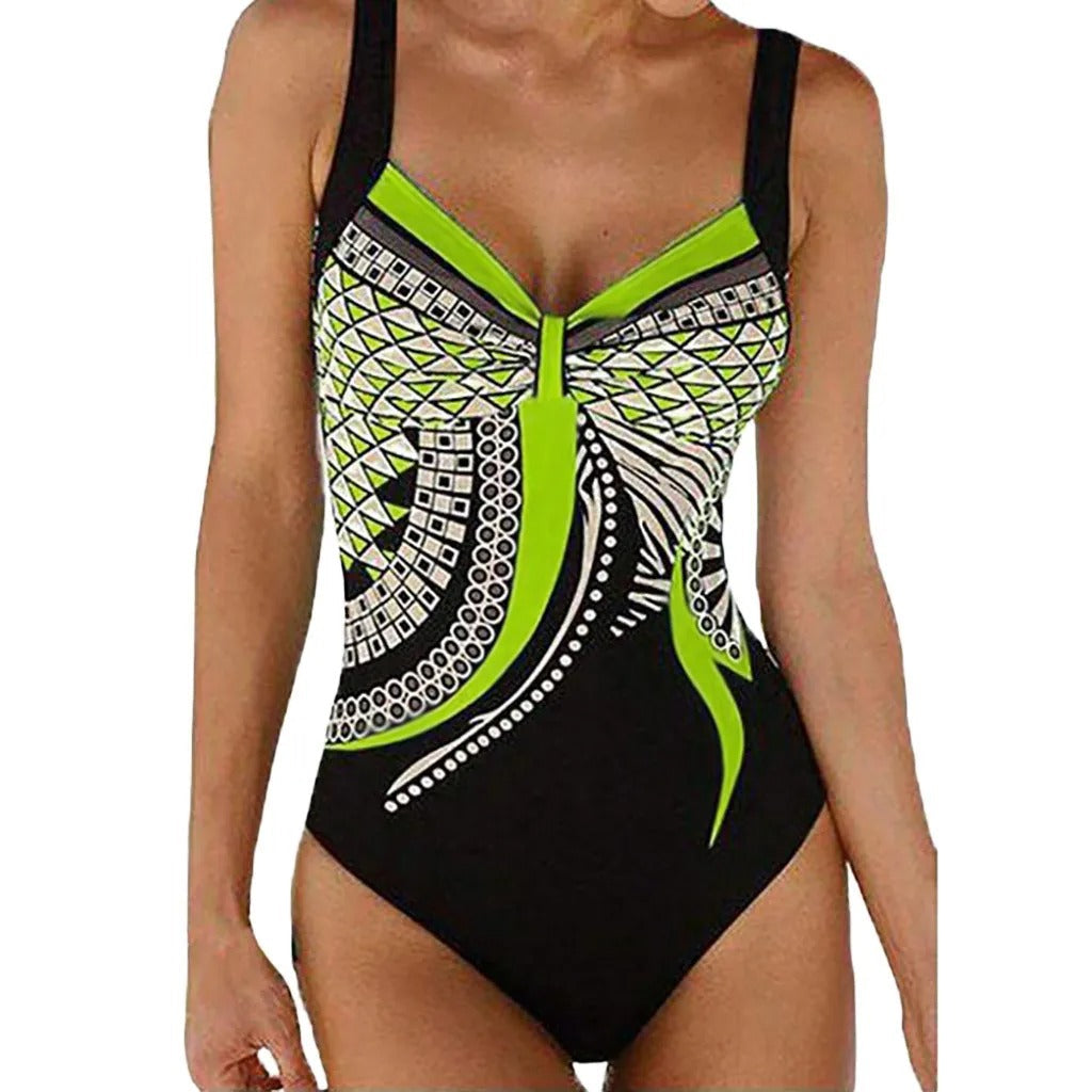 Women's Graphic Print Swimsuit - Effortless Summer Fun