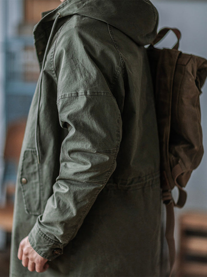 Men's Heavyweight Cotton Fishtail Parka - Vintage Military Inspired