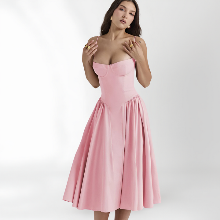 Women's Maren Sleeveless Corset Dress - Elegant & Sophisticated