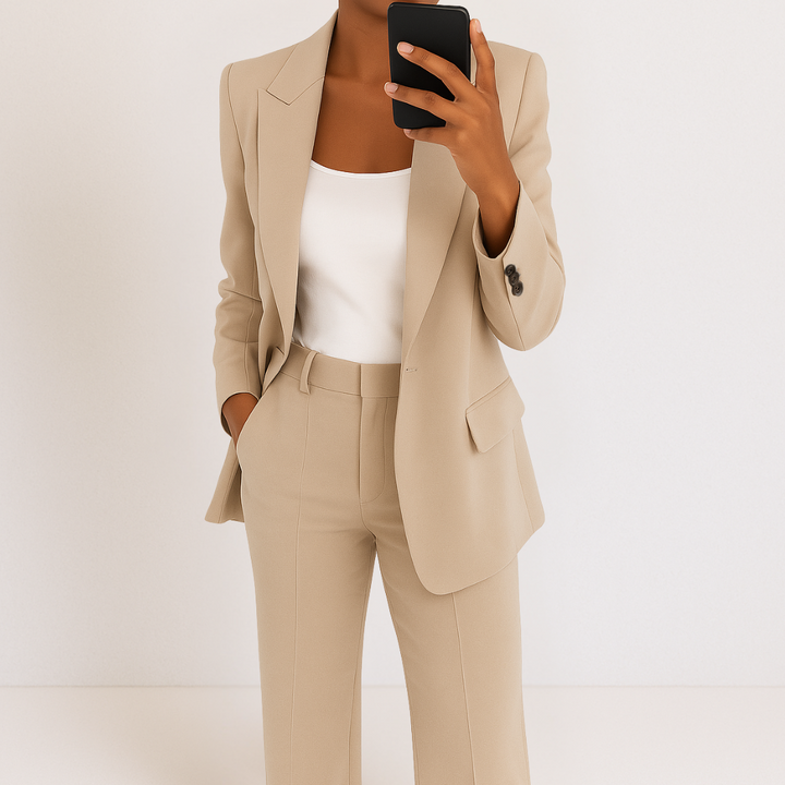 Women's Melanie Two-Piece Suit - Effortless Elegance