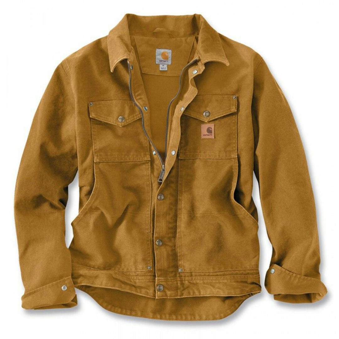 Men's Berwick Jacket in Cotton Duck - Rugged & Comfortable