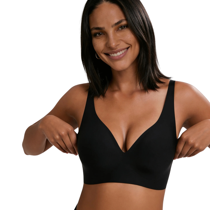 Women's Seamless Second-Skin Bra – Wireless Everyday Comfort