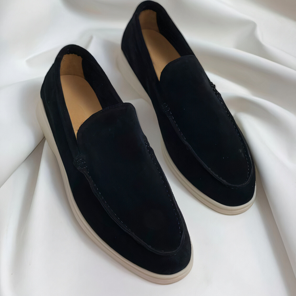 Men's Heritage Leather Loafers – Classic Slip-On Shoes