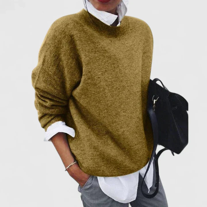 Women's Classic Crew Neck Sweater - Everyday Wardrobe Essential